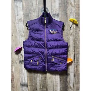 Cowgirl Tuff Purple Puffer Vest